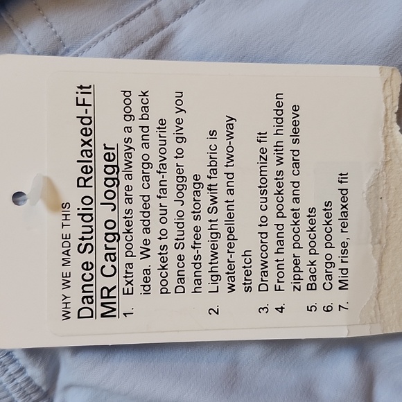 Lululemon Cargo Jogger Size SP - Picture 2 of 12